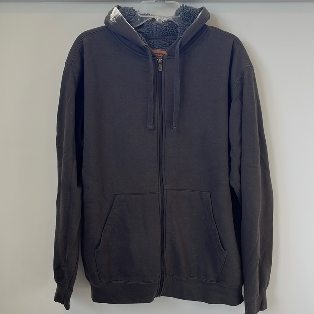 ClearWater Brown Zip-Up Hoodie